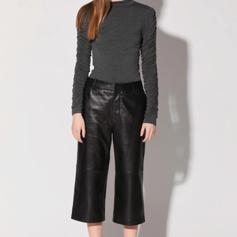 Walter Baker Chaya Long Sleeve with mock neck and ruching